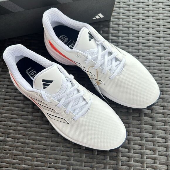 Adidas ZG23 White Bright Red Men\'s Golf Shoes IE2131 main image 14